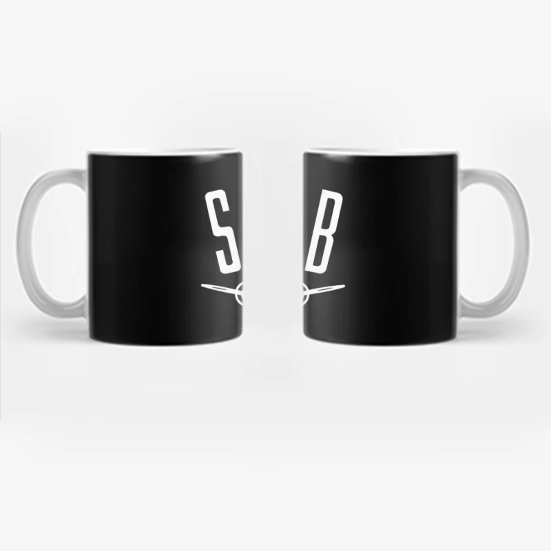 SAAB Aviation Company Minimalist Logo Design Coffee Mug