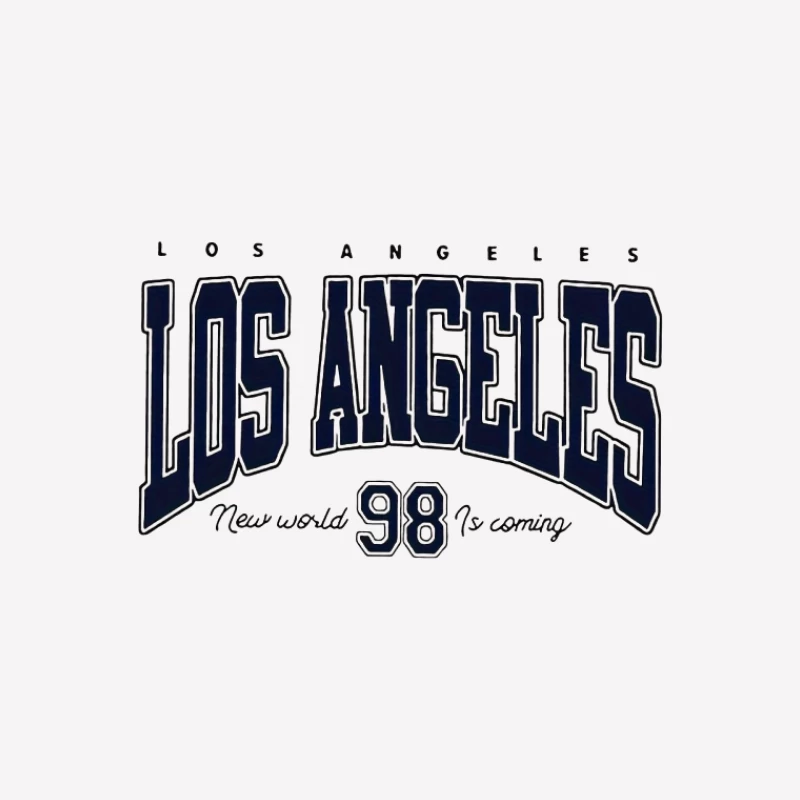 Design Sportif de Los Angeles Homme T-Shirt