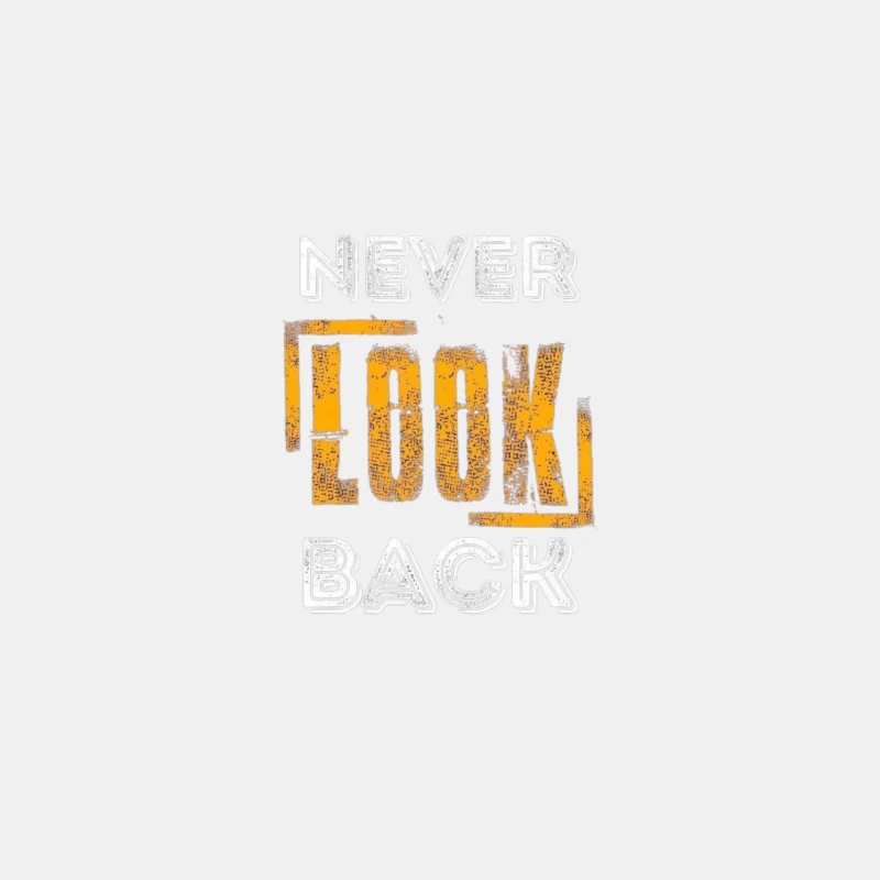 Never Look Back Motivation Male Tank Top