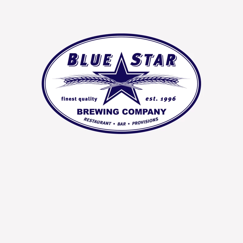 Blue Star Beer Male T-Shirt