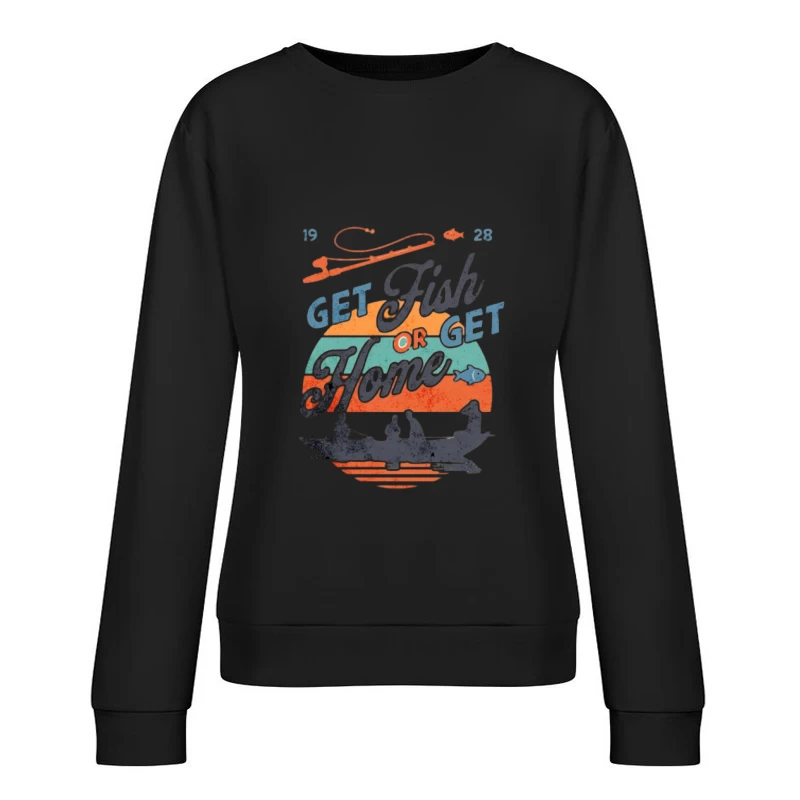 Aventure Pêche Femme Sweat-shirt à enfiler