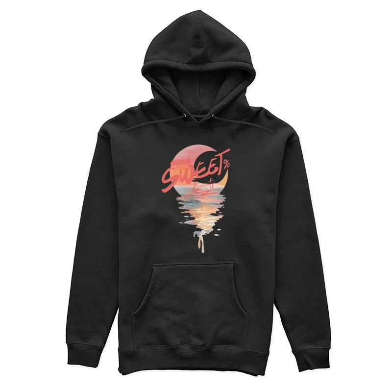 Sonnenuntergang am Meer Damen Pullover Hoodie