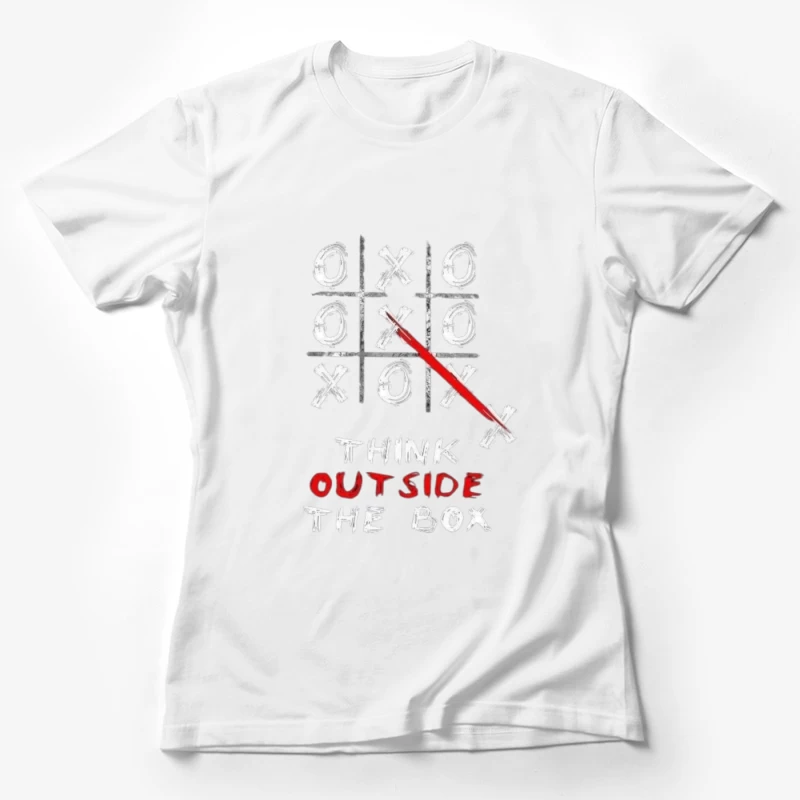 Tic Tac Toe Game Design Female T-Shirt