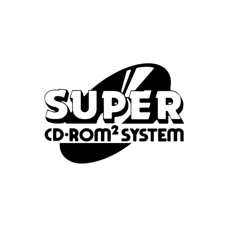 Super CD-ROM² System Logo Mouse Pad