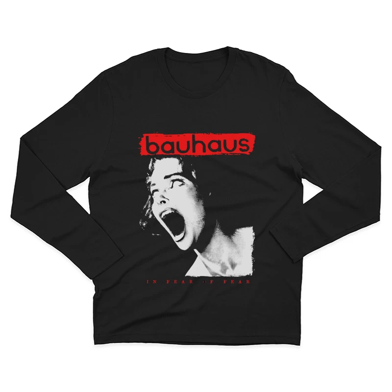 Bauhaus - In Fear of Fear Gothic Album Art Male Long Sleeve T-Shirt