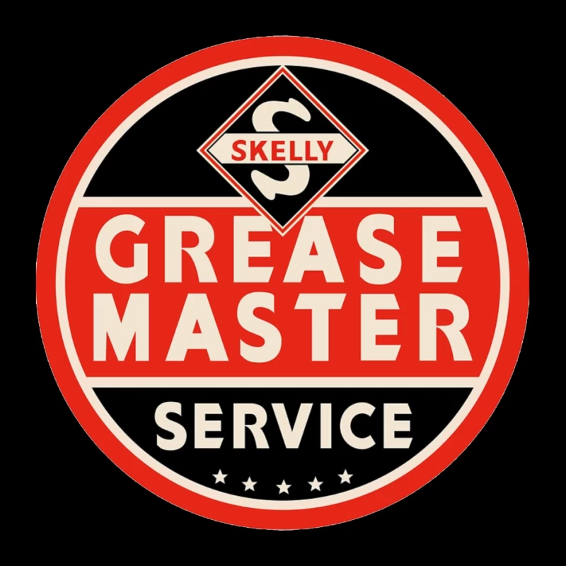 Vintage Skelly Grease Master Service Station Sign Pin