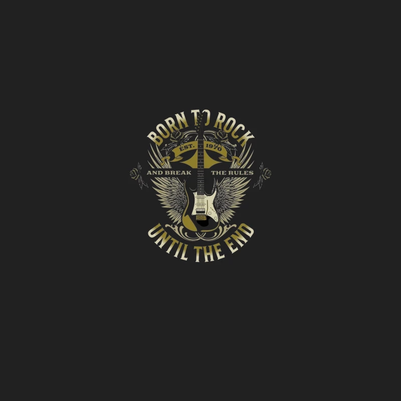 Born to Rock Graphic Tee Bucket Hat