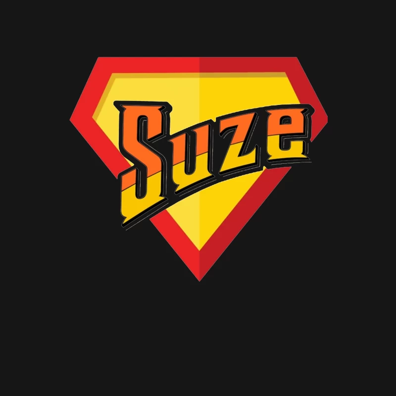 Suze Drink Logo in Superman Shield Style Male T-Shirt