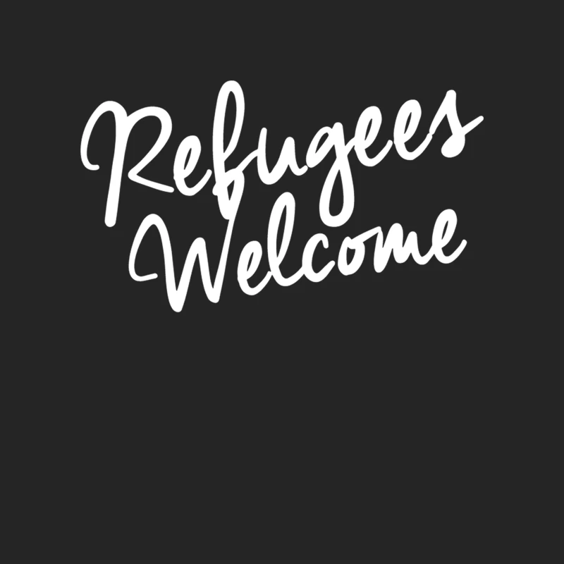 Refugees Welcome Female Pullover Sweatshirt