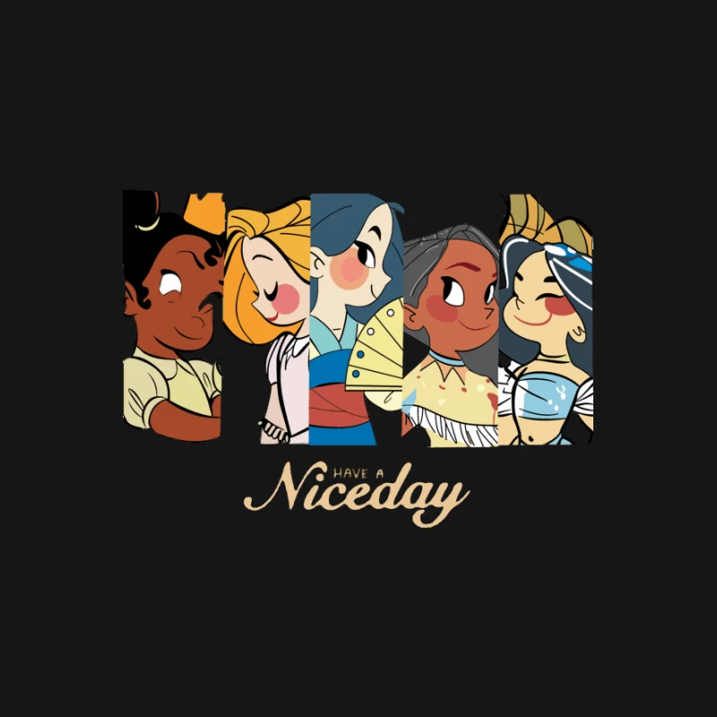 Prinzessinnenkunstwerk für einen schönen Tag Herren T-Shirt