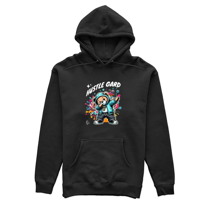 Teddy im Streetwear-Look mit Kapuzenpullover und Schmuck Damen Pullover Hoodie