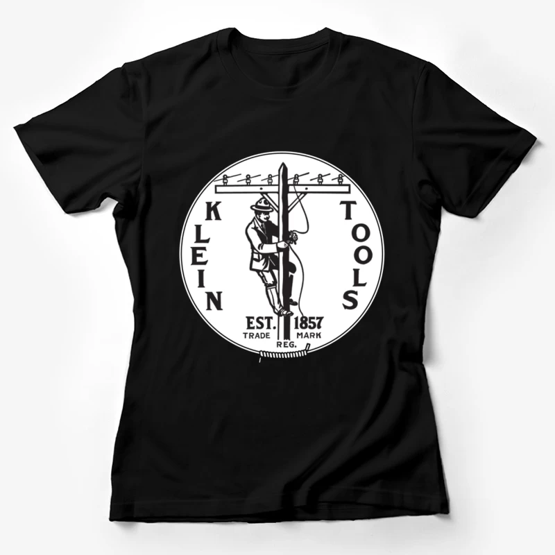 Klein Tools Vintage Lineman Logo Est. 1857 Female T-Shirt