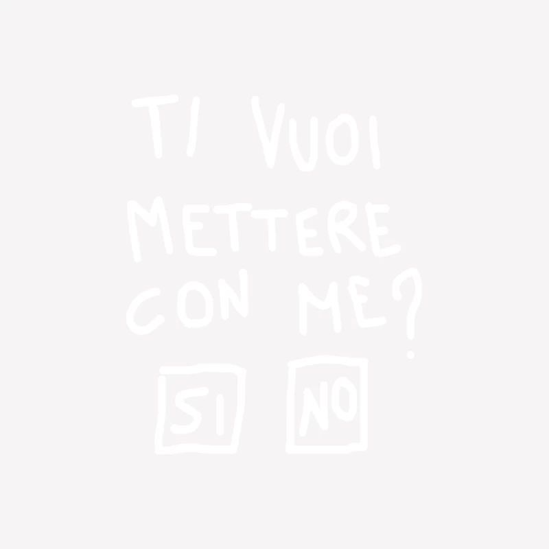 Ti Vuoi Mettere Con Me Male T-Shirt
