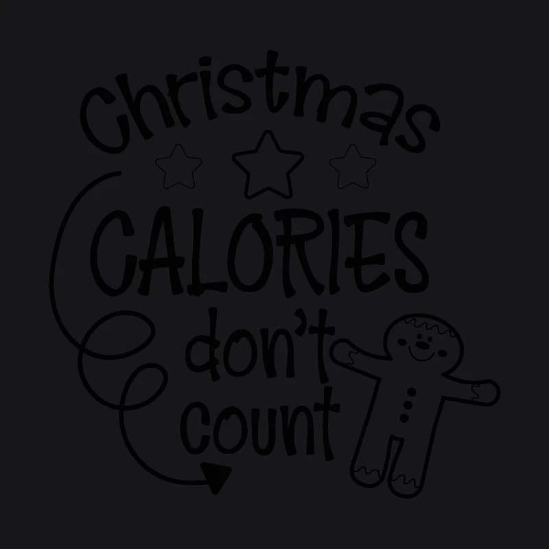 Calories de Noël amusantes Femme Sweat à capuche