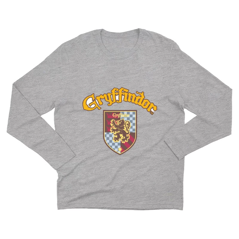 Gryffindor Wappen Design Herren Langarm T-Shirt
