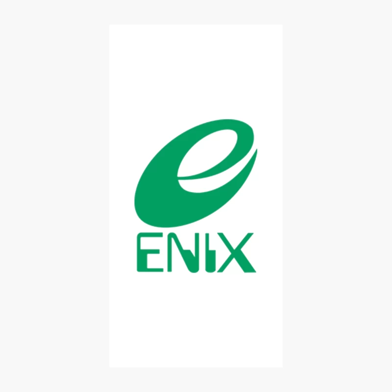 Green Stylized Enix Gaming Company Logo iPhone Case