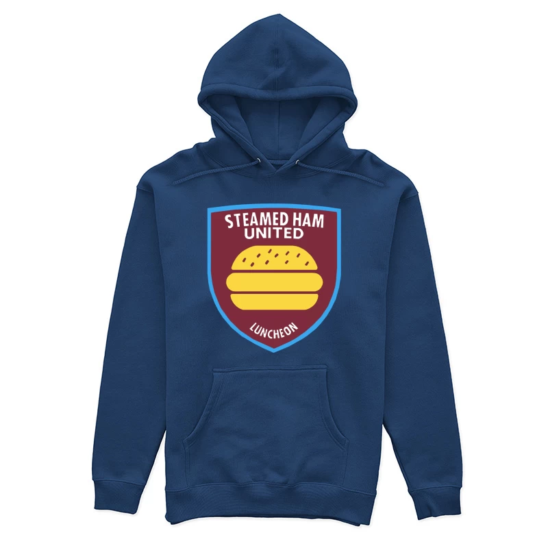 Simpsons / West Ham Parody - STEAMED HAM UNITED Female Pullover Hoodie