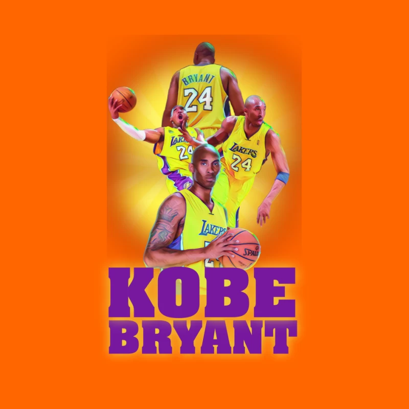 Kobe Bryant Tribute in NBA Colors Pin