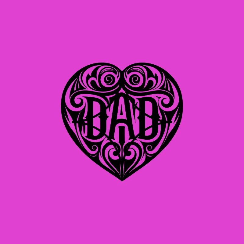 Love dad Desk Mat