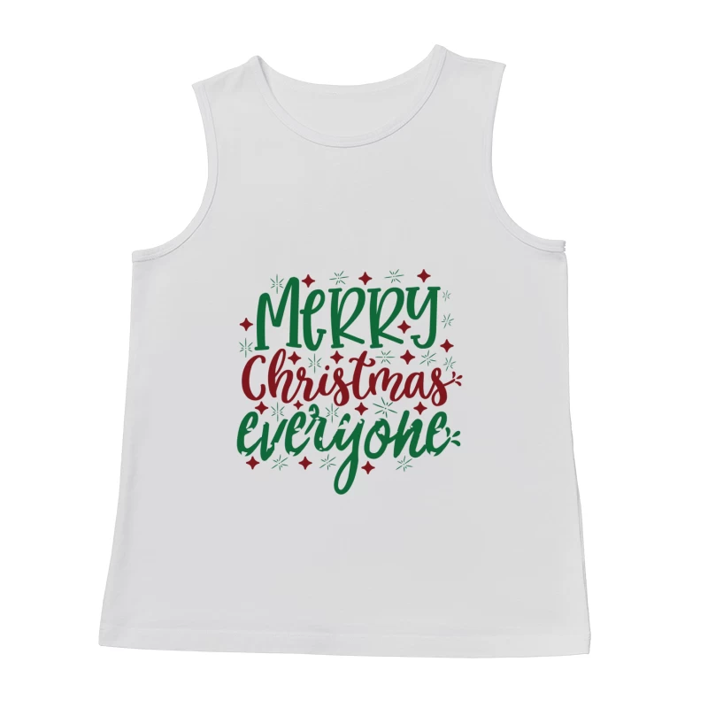 Message de Noël coloré et festif Homme Débardeur