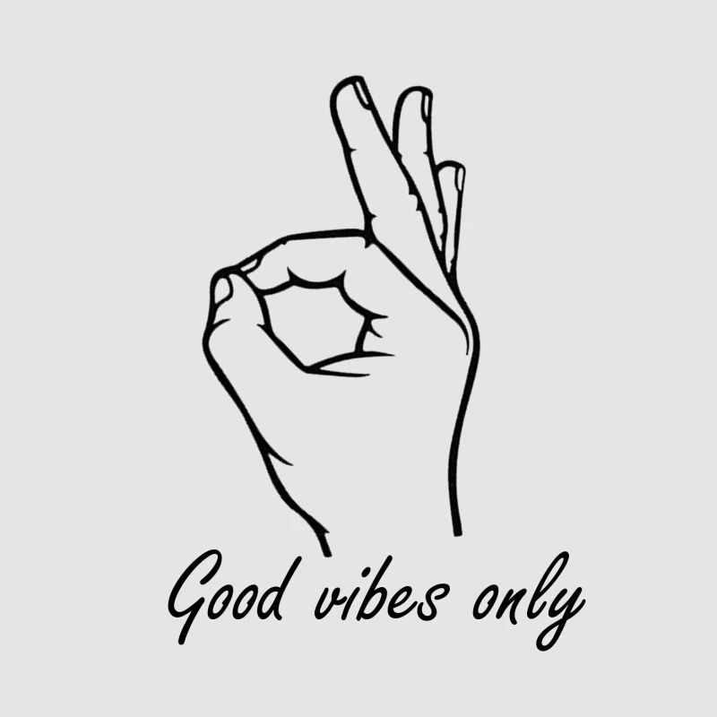 Hand Gesture: Okay Symbol with Fingers Crossed Male Pullover Hoodie