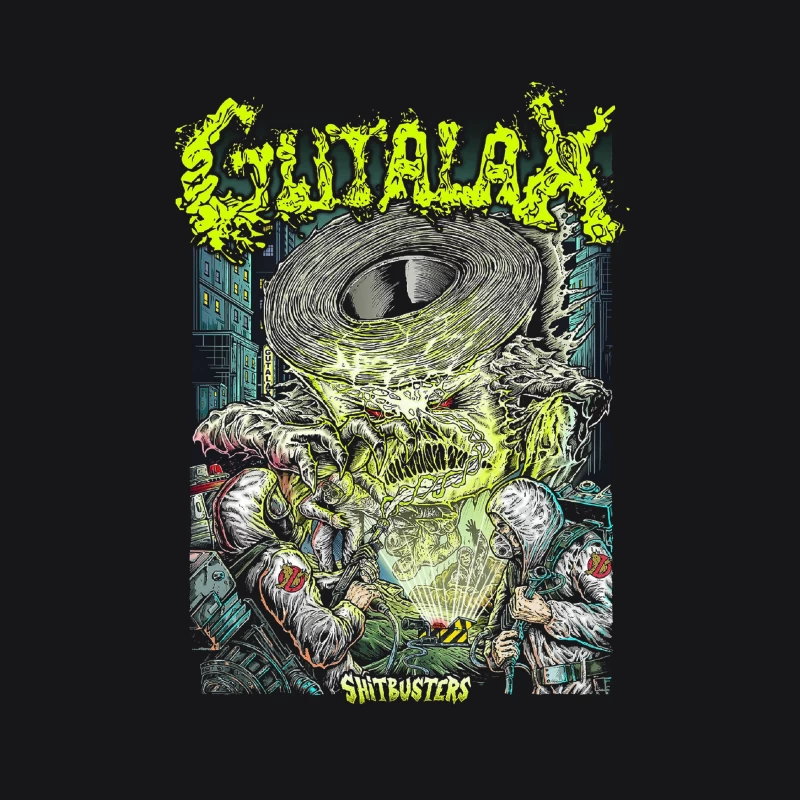 Gutalax Shitbusters Male Pullover Hoodie