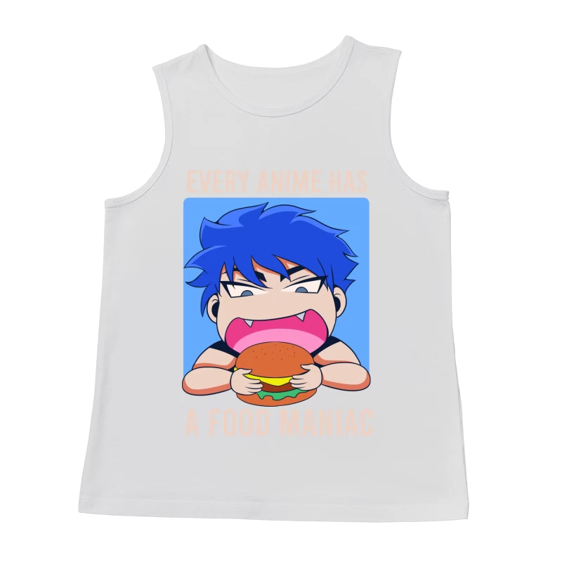 Food Maniac in Anime Male Tank Top