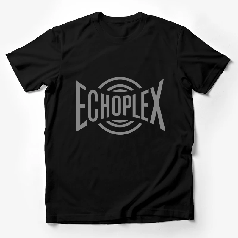 Echoplex Vintage Audio Brand Logo Design Male T-Shirt