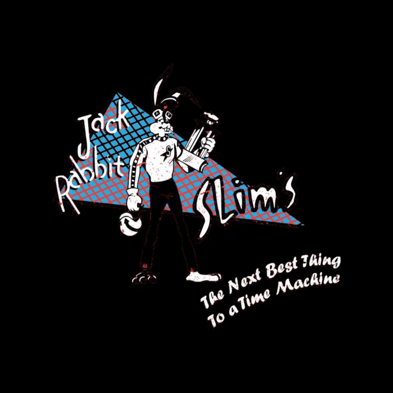 Jack Rabbit Slims Diner Throw Pillow