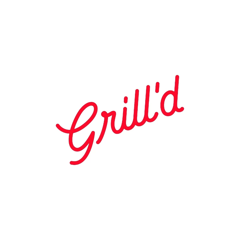 Red Script Logo of Grill'd Restaurant Chain Travel Mug