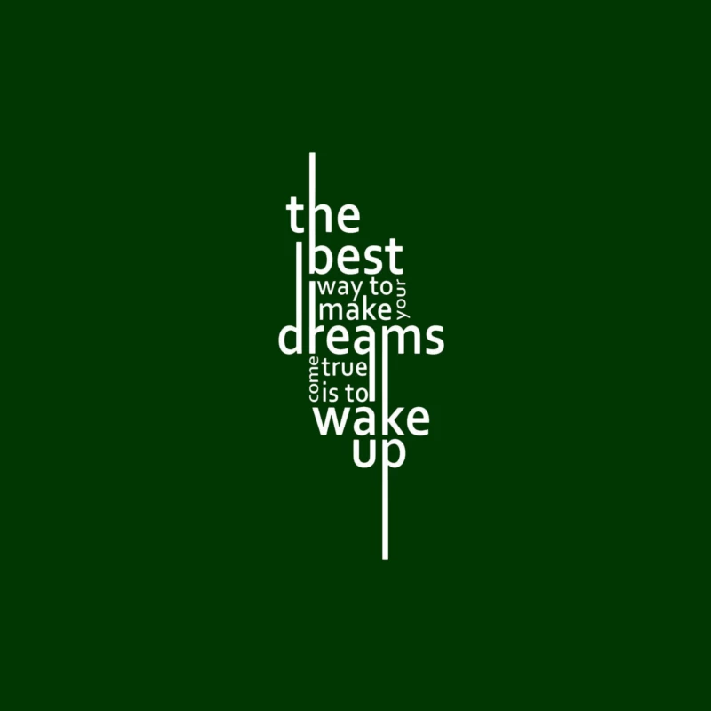 Inspirational Quote on Dreams iPhone Case