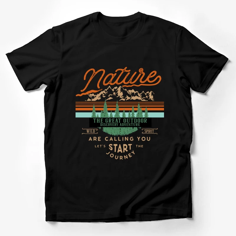 Naturabenteuer im Freien Herren T-Shirt