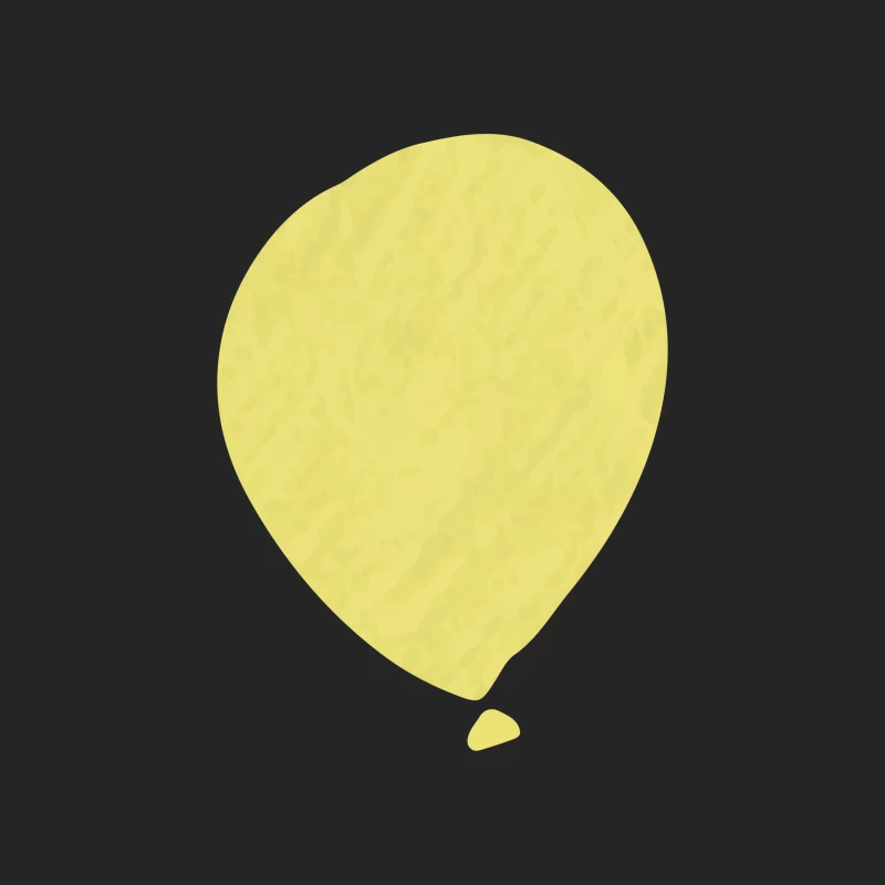 Ballon jaune simple Homme Sweat-shirt à enfiler