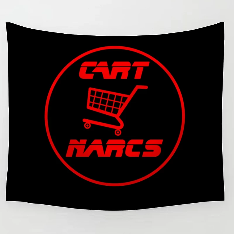 Cart Nares E-Commerce Shopping Logo Design Tapestry