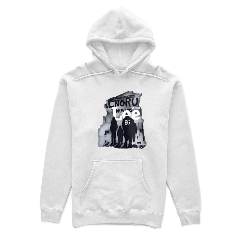 Œuvre d'art de silhouette de famille Femme Sweat à capuche
