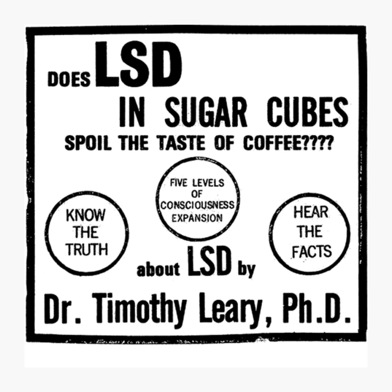 _Does LSD In Sugarcubes Spoil The Taste Of Coffee_ Timothy Leary Pin