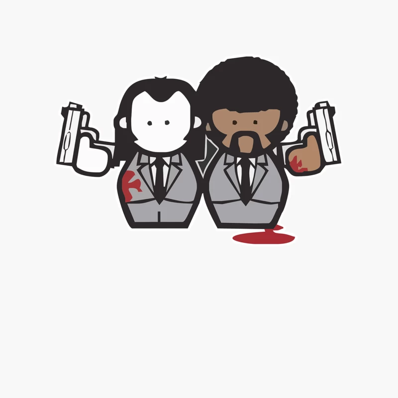Pulp Fiction Cartoon Ideal Birthday Present or Gift Cotton Tote Bag