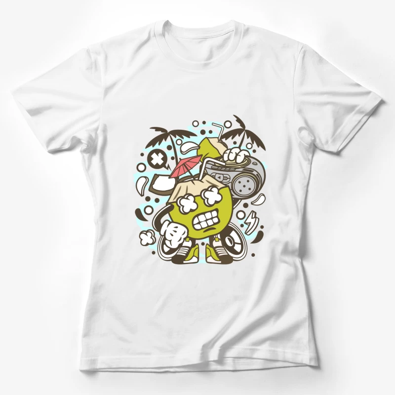 Coco Funky avec Boombox Femme T-Shirt