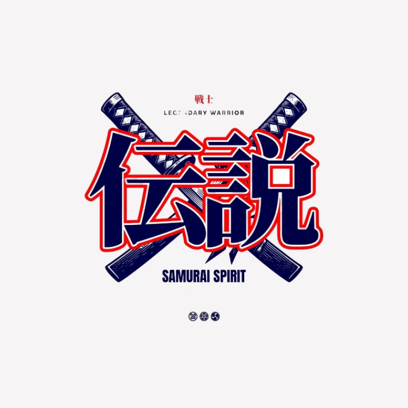 Samurai Geist Legende Herren T-Shirt