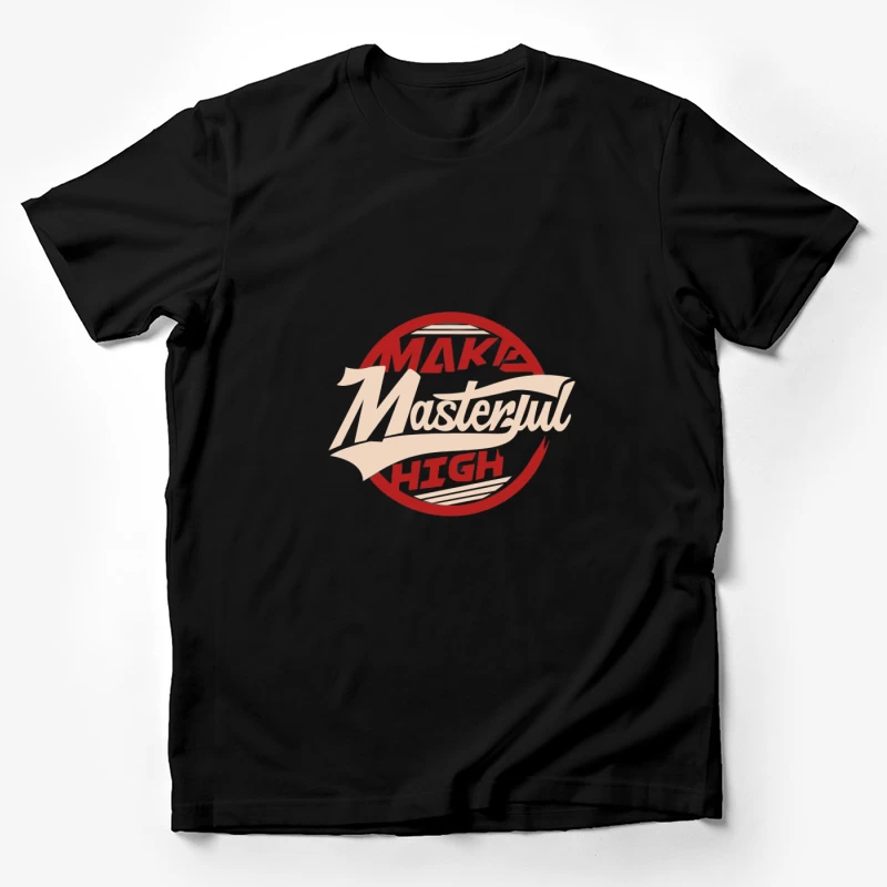 Retro Logo Design Herren T-Shirt