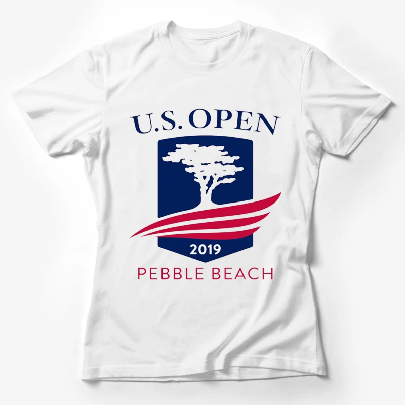 2019 US Open Golf Championship at Pebble Beach Logo Female T-Shirt