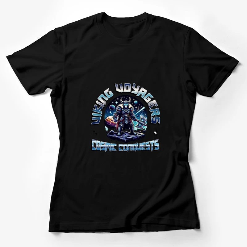 Kosmische Eroberungen der Wikinger-Reisenden Damen T-Shirt