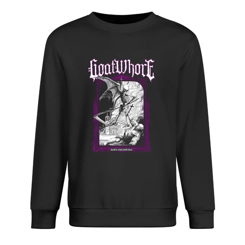 Goatwhore Anti Christian Male Pullover Sweatshirt