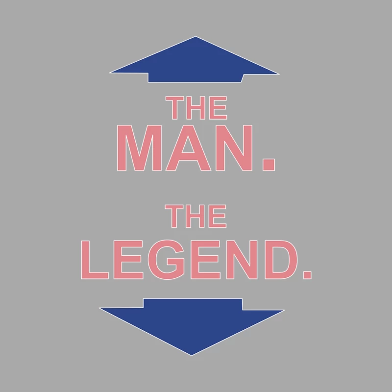 THE MAN - THE LEGEND FUNNY Female Pullover Hoodie