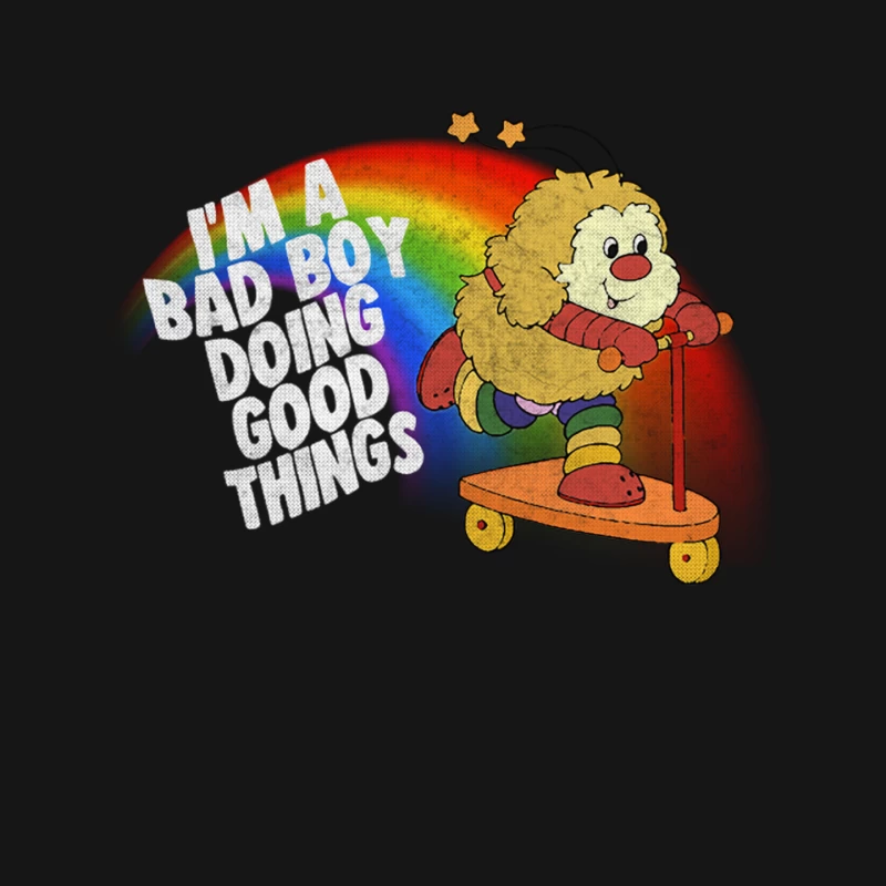 Bad Boy  Vintage Aesthetic Meme 80s Cartoon Design Mouse Pad