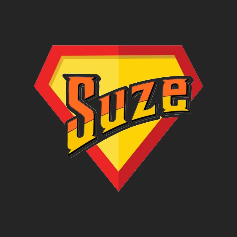 Suze Drink Logo in Superman Shield Style Male Pullover Sweatshirt