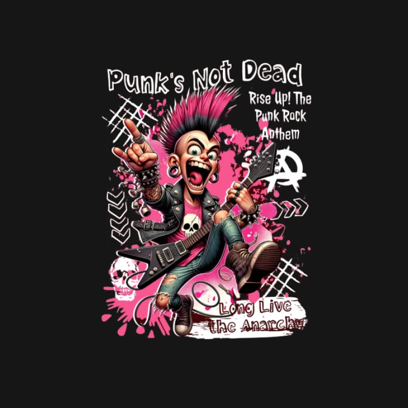 Rébellion Punk Rock Homme Manches Longues T-Shirt