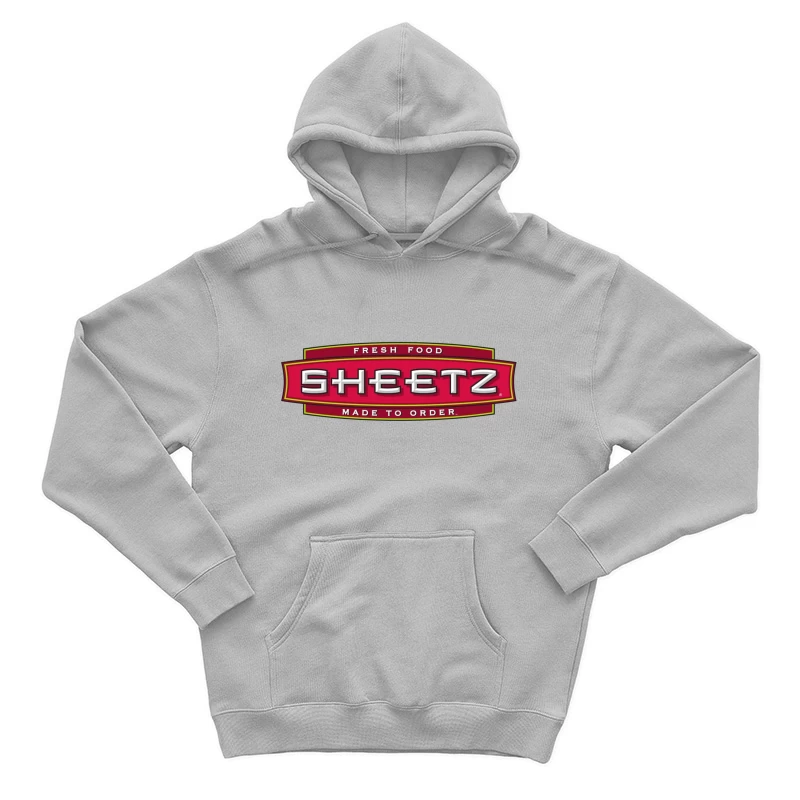 Sheetz Convenience Store Logo with Made to Order Fresh Food Branding Male Pullover Hoodie