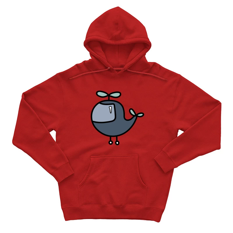 Hélicoptère dessiné mignon Homme Sweat à capuche