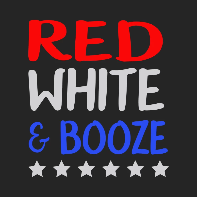 T-shirt rouge, blanc et alcool Homme Sweat-shirt à enfiler